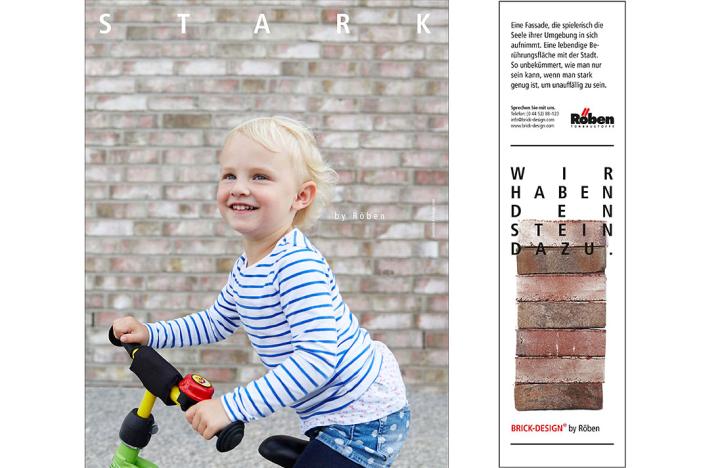 Motiv der neuen Röben Kampagne Brick-Design® 2015