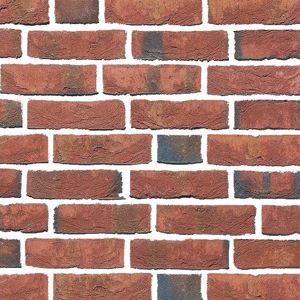 Wasserstrich hellrot-bunt