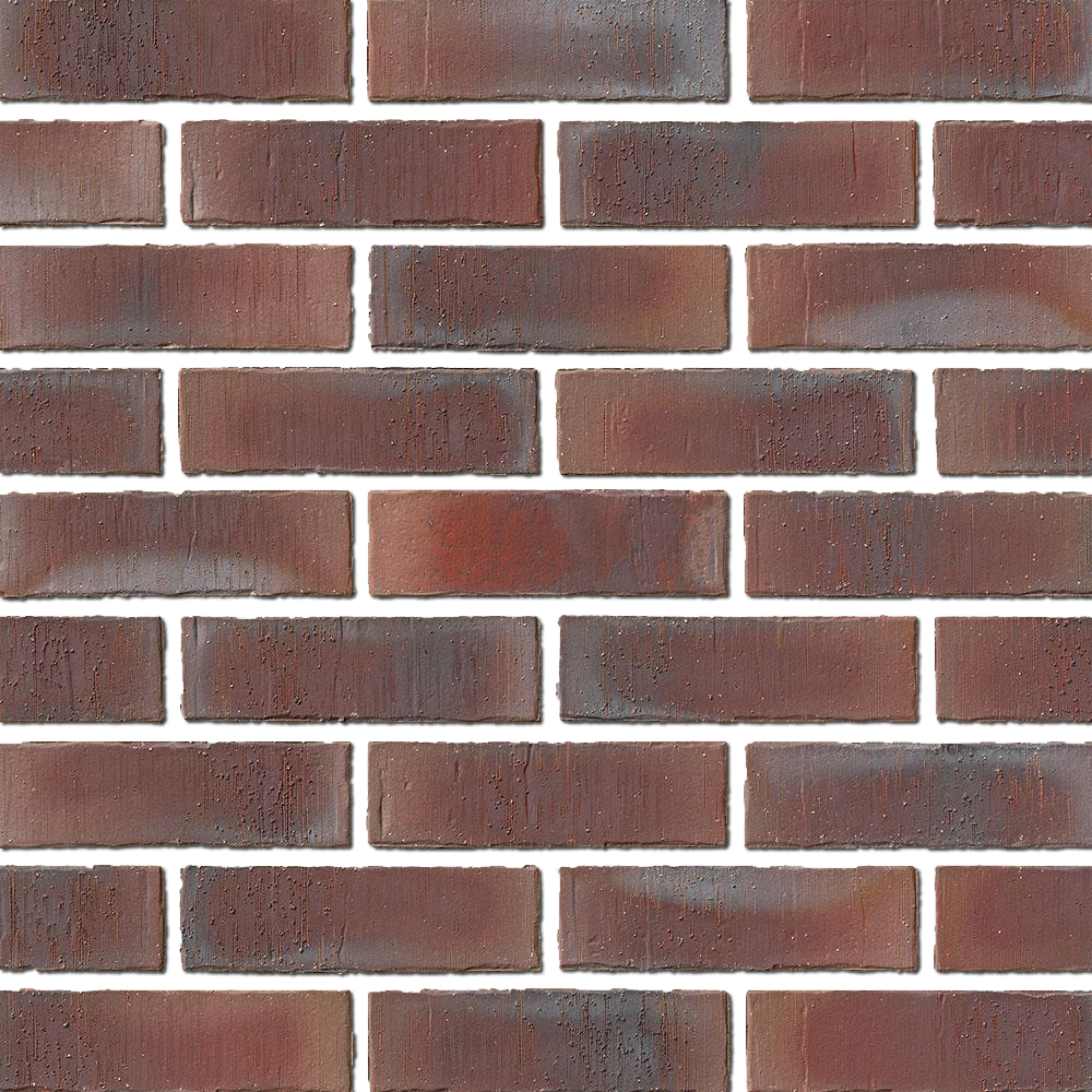 Rote Ziegelwand mit gleichmäßigen Fugen.