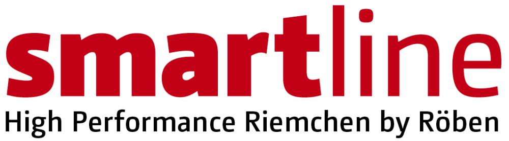 Smartline-Logo von Röben in Rot und Schwarz.