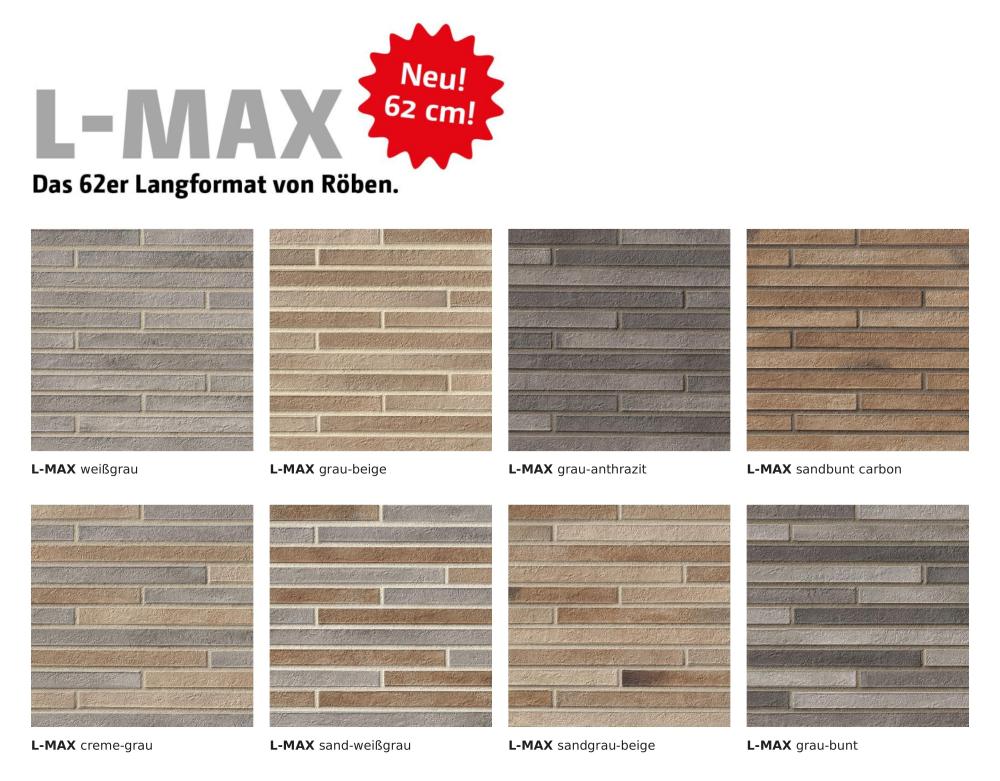 L-Max Klinkerriemchen Übersicht