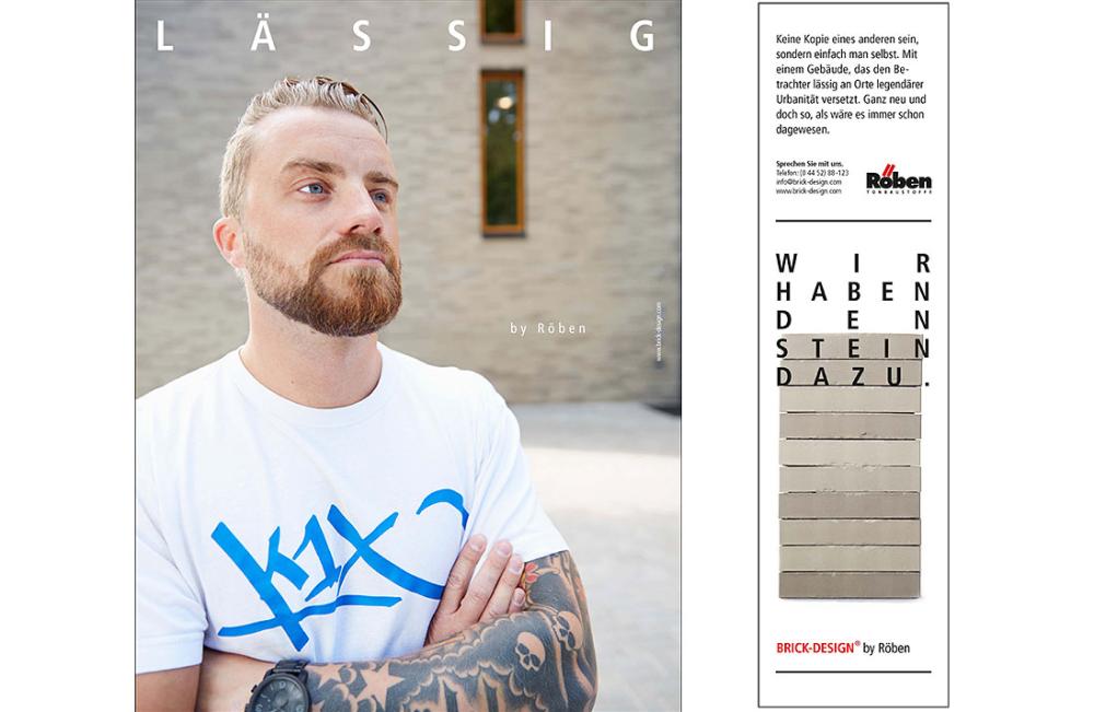 Motiv der neuen Röben Kampagne Brick-Design® 2015