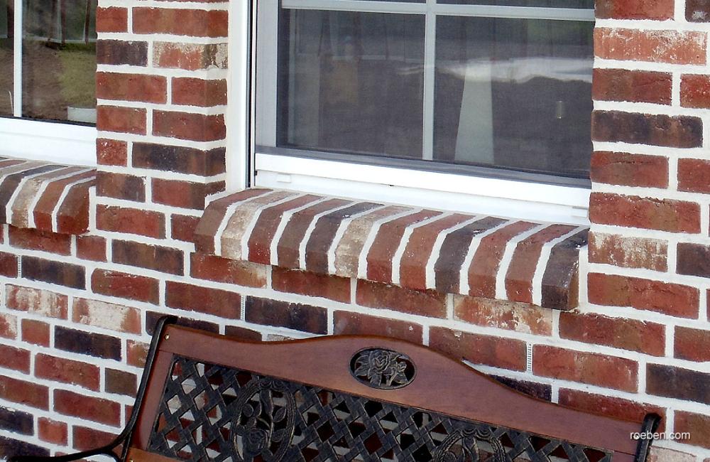 Formziegel Typ 110 für die Fensterbank