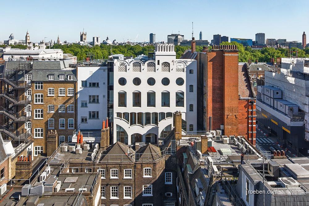 Pall Mall, London: Röben Klinker OSLO perlweiß, glatt | © Foto: Peter Durant