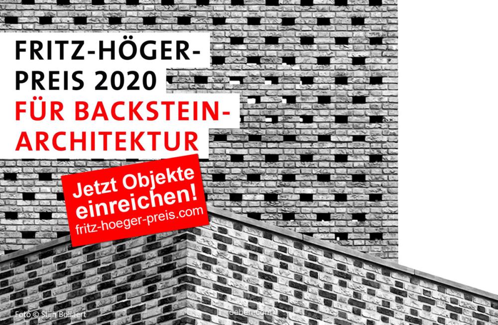 Fritz-Höger-Preises für Backsteinarchitektur 2020