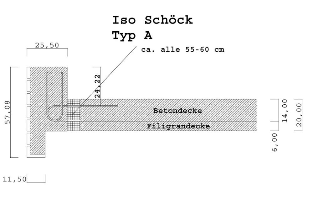 Fertigteil Attika mit Fenstersturz und -Anschlag