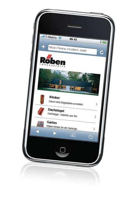 Röben mobil: Die ganze Welt der Ziegel auf dem iPhone