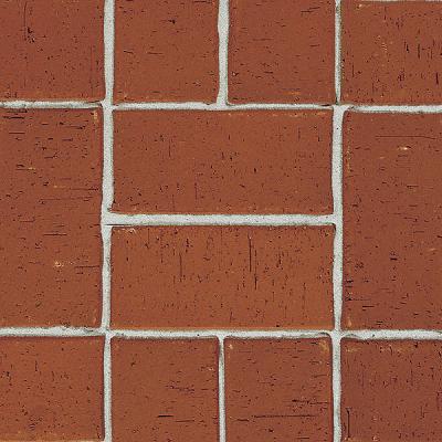 Pflasterklinker SEMPIONE rot-braun, gefast.