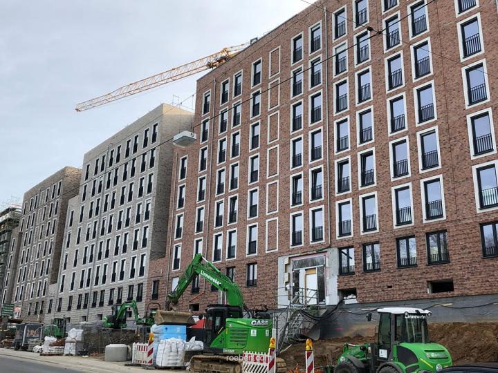 div TOULOUSE Klinkerriemchen Baustelle Berswordtstraße Dortmund