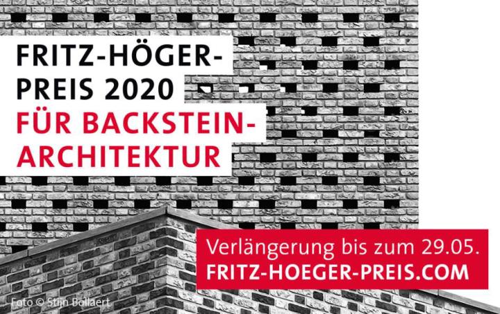 Fritz-Höger-Preis 2020 Verlängerung