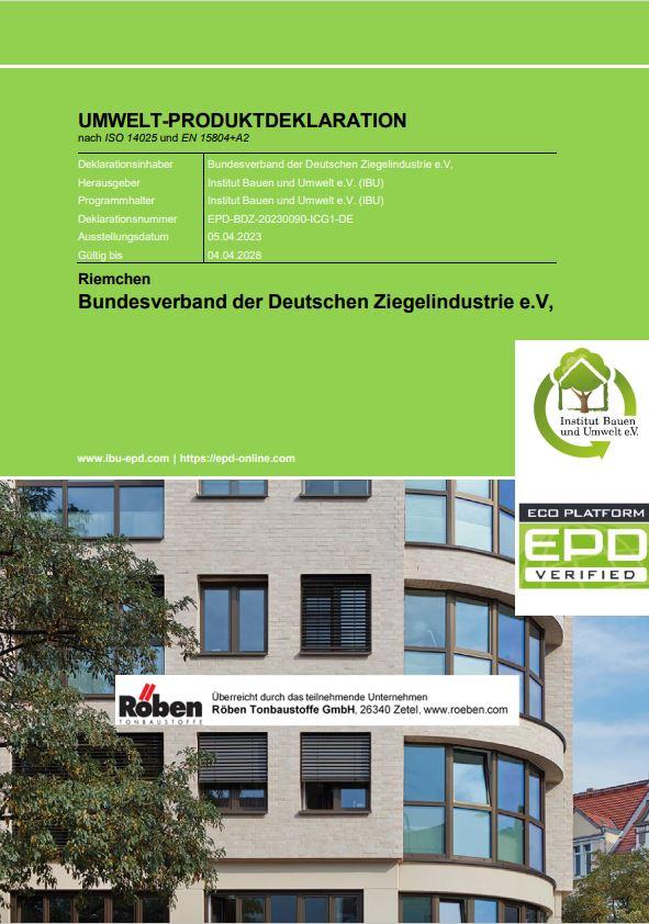 EPD Klinkerriemchen