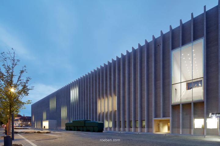 Röben Objketklinker in Ziegelfertigteilen für das Musée cantonal des Beaux-Arts in Lausanne | ©Foto: Cornelia Suhan