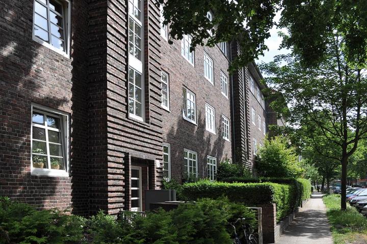 Viele Quartiere norddeutscher Großstädte werden von Klinkerarchitektur bestimmt, wie hier in Hamburg.