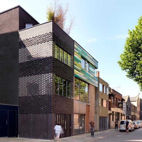 Urban Mesh Design, London: FARO schwarz nuanciert