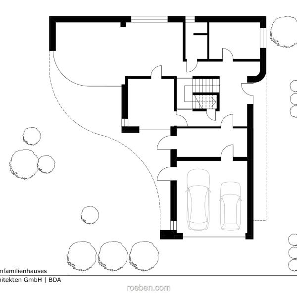 Grundriss EG EFH Spelle 1:100