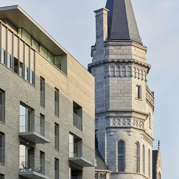 Röben Klinker AARHUS weißgrau_Apartmentgebäude  Cockerill_Olivier Fourneau