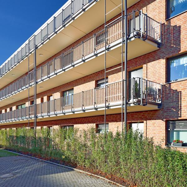 Röben Handstrichverblender WIESMOOR erd-bunt - Objektsortierung ohne Kohle für die Wohnanlage in Wilhelmshaven
