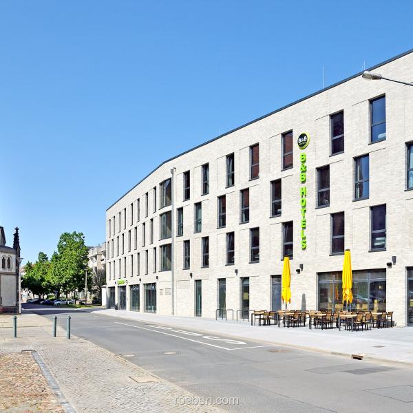 Röben Klinkerriemchen AARHUS weißgrau - B&B Hotel Dessau