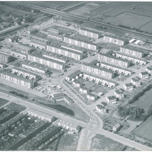 Die Siedlung Bomenwijk während ihrer Entstehung in den 50er Jahren
