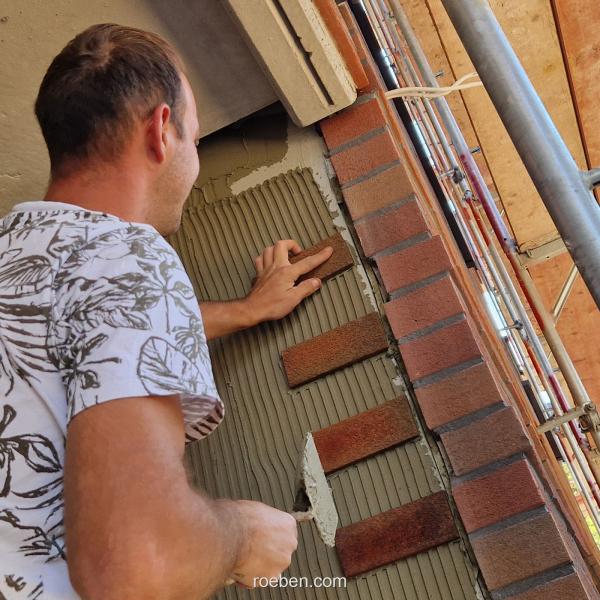 Klinkerfassade für Holzhäuser