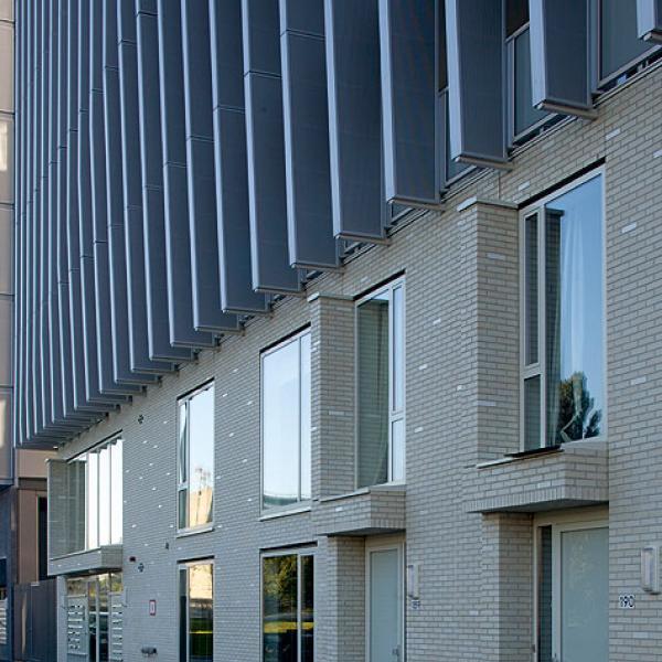 Wohnanlage Amsterdam/NL: Verschiedene Klinker OSLO, Brick-Design Sondersortierung mit 2% Glasurenanteil | Foto: Luuk Kramer