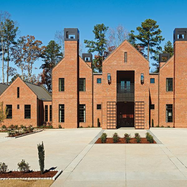 Wohnhaus Raleigh, NC State University, USA: Klinker Triangle Brick, Brick-Design®, Sondersortierung