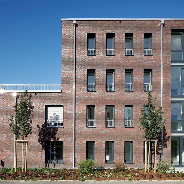 Wohnungsbau in Dortmund: Röben Klinkermischung aus SHEFFIELD und NEWCASTLE 90/10 | Foto: Cornelia Suhan