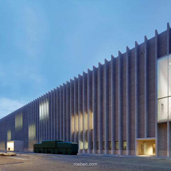 Röben Objketklinker in Ziegelfertigteilen für das Musée cantonal des Beaux-Arts in Lausanne | ©Foto: Cornelia Suhan