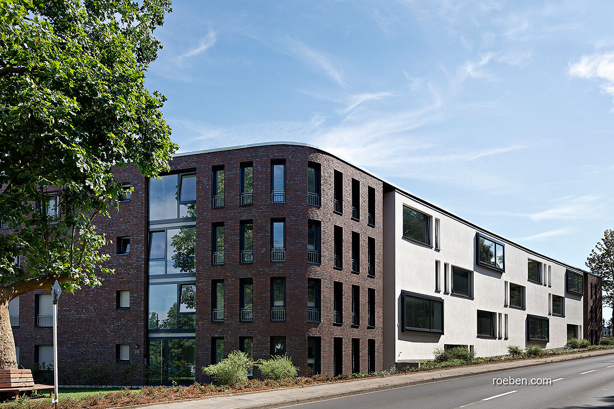 Wohnungsbau in Dortmund: Röben Klinkermischung aus SHEFFIELD und NEWCASTLE 90/10 | Foto: Cornelia Suhan