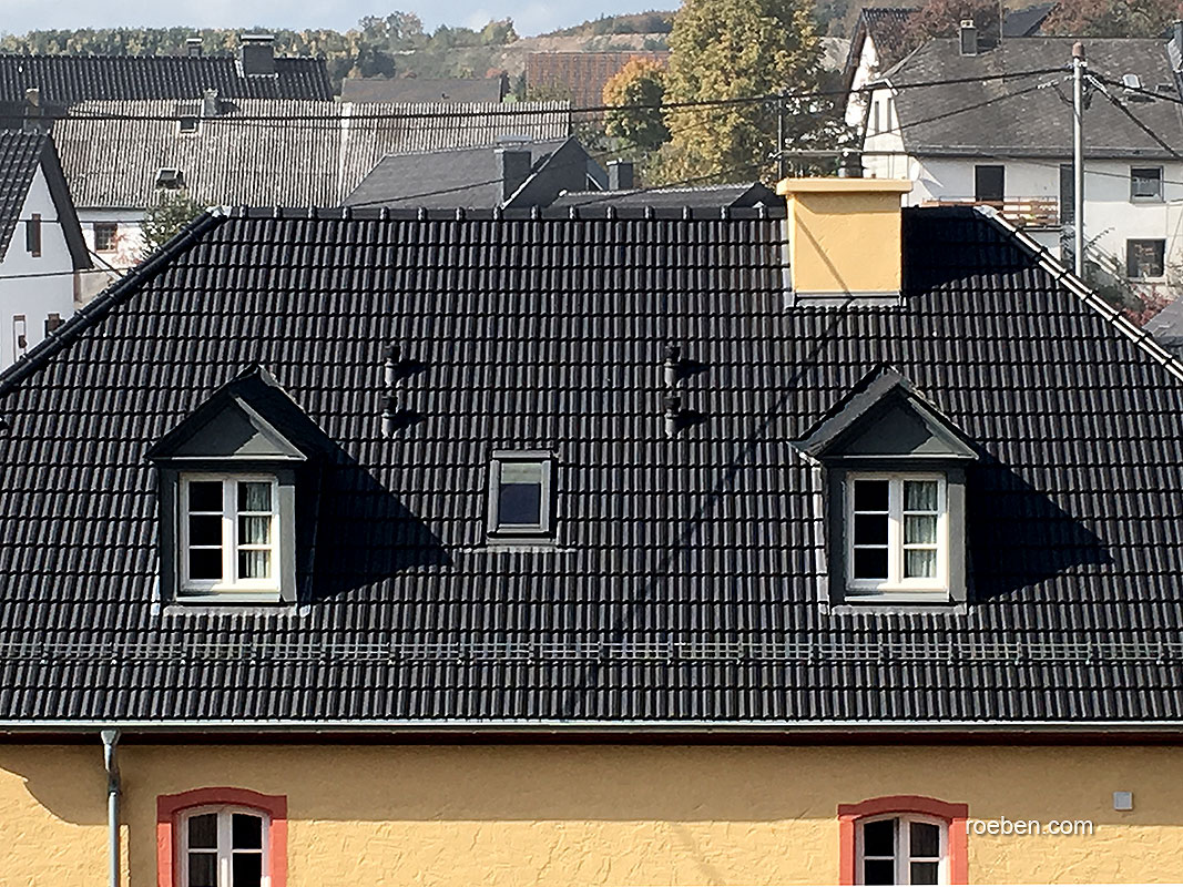 Röben Doppelmuldenziegel ELSASS anthrazit